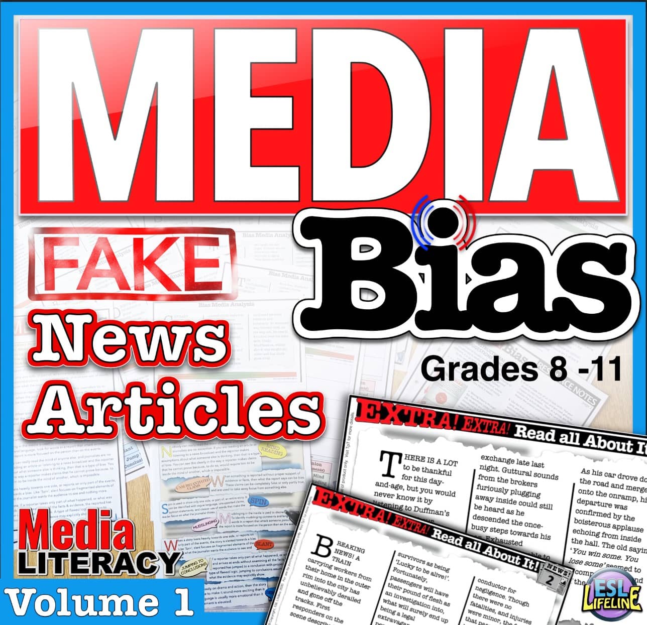 Media bias fake news articles for learning to detect bias in the media